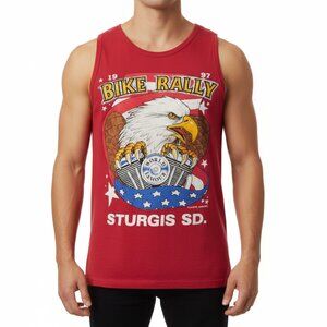 Vintage 1997 All Roads Lead to Sturgis Black Hills Rally Tank Sleeveless Large